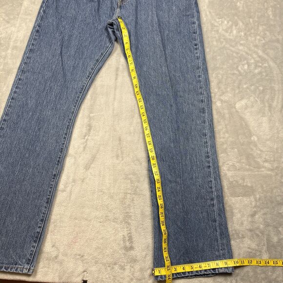 Levi’s 517 Men’s 38x34 Jeans Bootcut Denim Medium Wash Made in Mexico - Picture 3 of 9